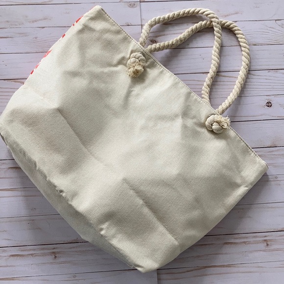 Jumbo Coral Reef Beach Tote - Picture 5 of 8